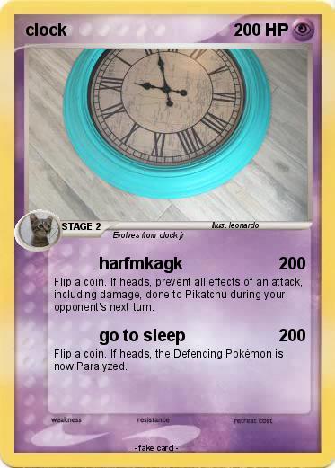 Pokemon clock