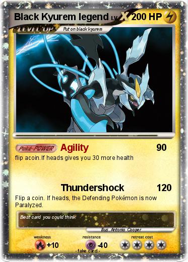Pokemon Black Kyurem legend