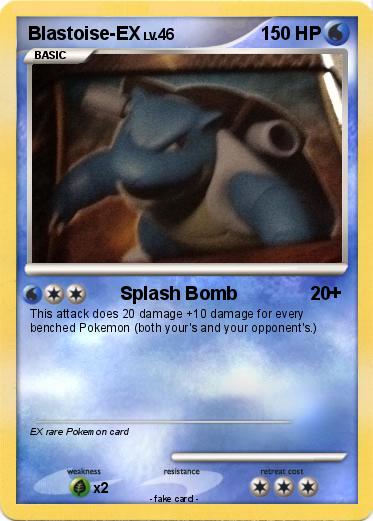 Pokemon Blastoise-EX