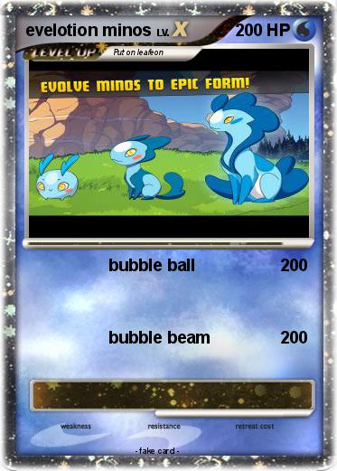 Pokemon evelotion minos