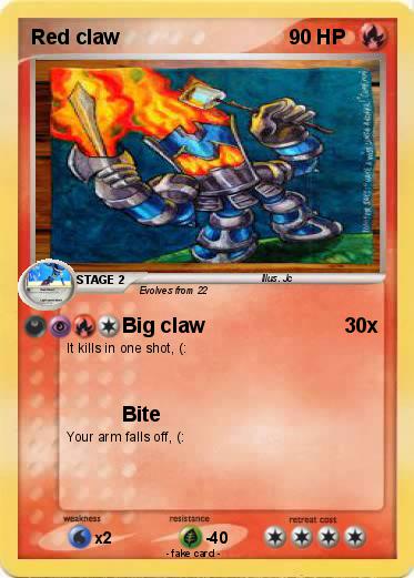 Pokemon Red claw