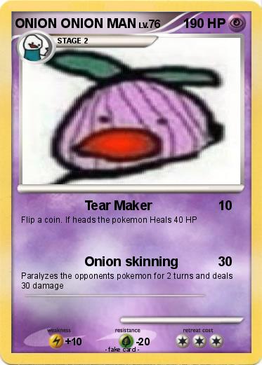 Pokemon ONION ONION MAN