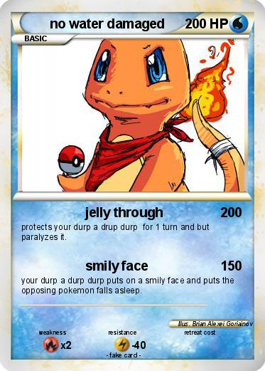 Pokemon no water damaged