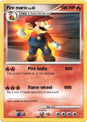 Pokemon Fire mario