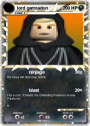 Pokemon lord garmadon
