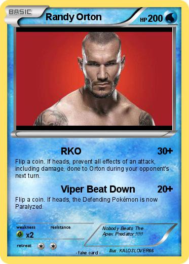 Pokemon Randy Orton