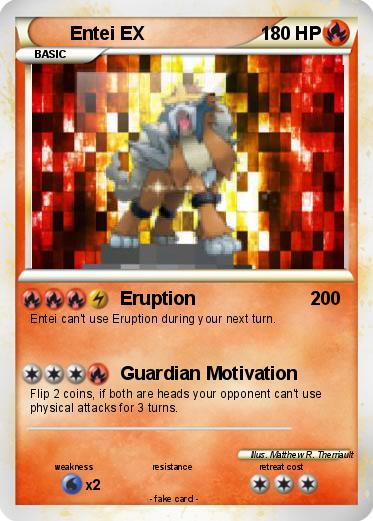 Pokemon Entei EX