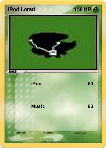 Pokemon iPod Lotad