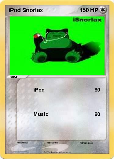 Pokemon iPod Snorlax