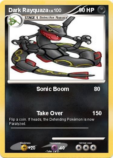 Pokemon Dark Rayquaza