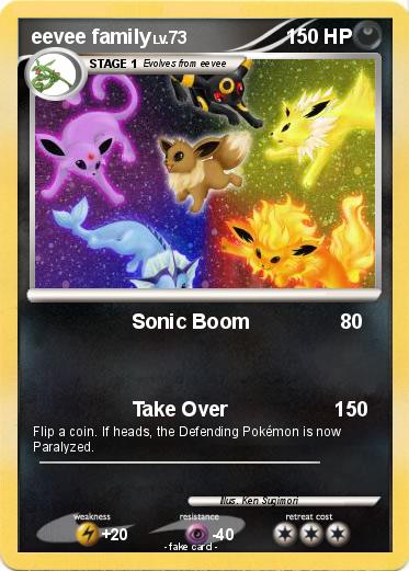 Pokemon eevee family