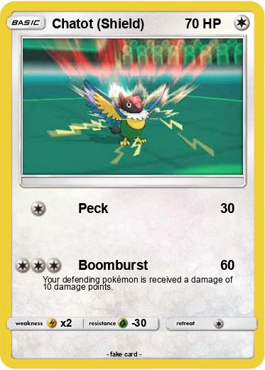 Pokemon Chatot (Shield)