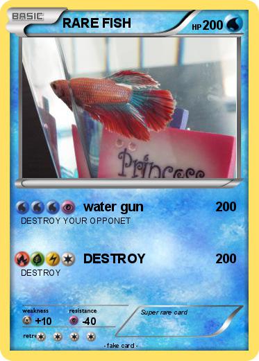 Pokemon RARE FISH