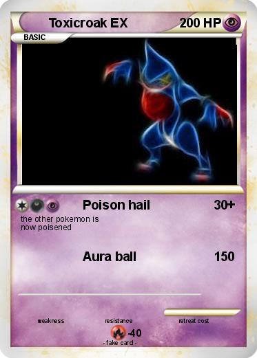Pokemon Toxicroak EX
