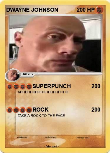 Pokemon DWAYNE JOHNSON