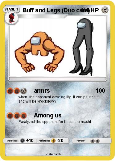 Pokemon Buff and Legs (Duo card)