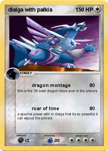 Pokemon dialga with palkia
