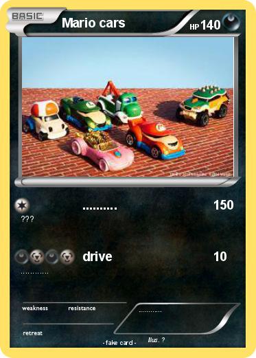 Pokemon Mario cars