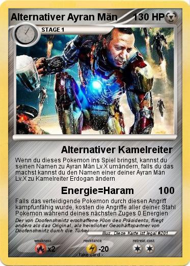 Pokemon Alternativer Ayran Män