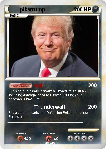 Pokemon pikatrump