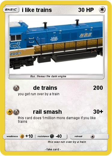 Pokemon i like trains