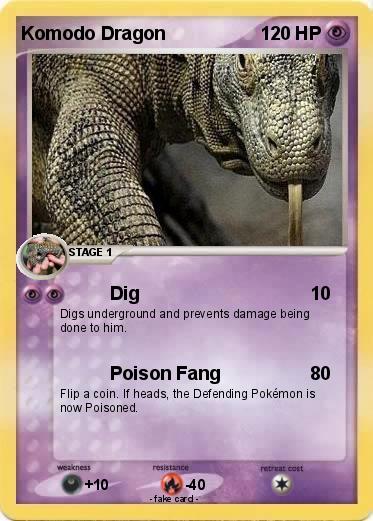 Pokemon Komodo Dragon