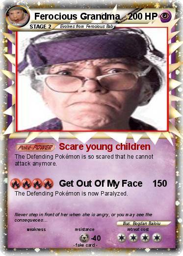 Pokemon Ferocious Grandma
