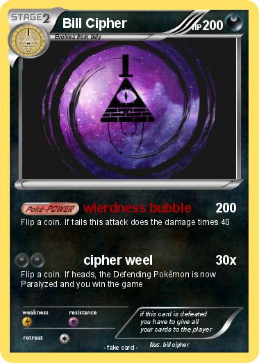 Pokemon Bill Cipher