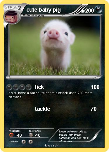 Pokemon cute baby pig