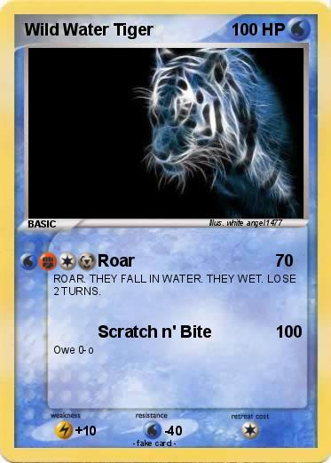 Pokemon Wild Water Tiger