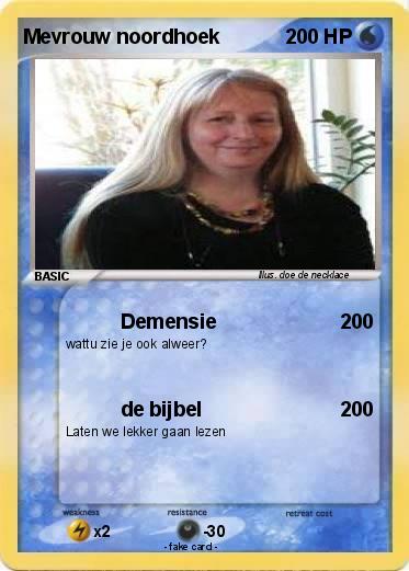Pokemon Mevrouw noordhoek