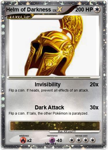 Pokemon Helm of Darkness