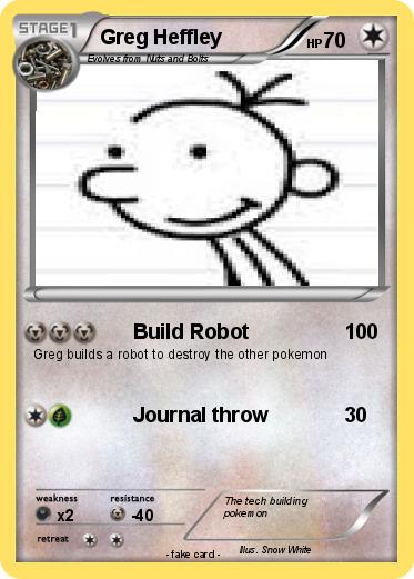 Pokemon Greg Heffley