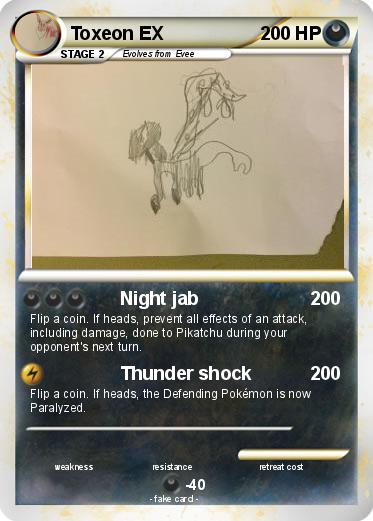 Pokemon Toxeon EX