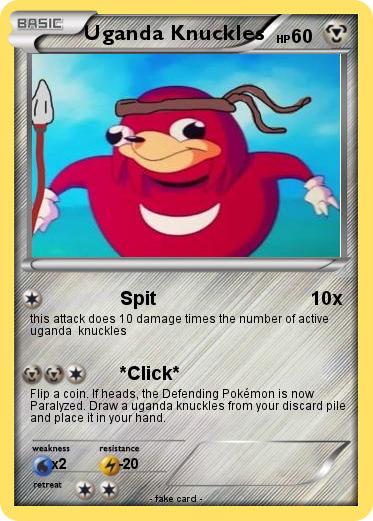 Pokemon Uganda Knuckles