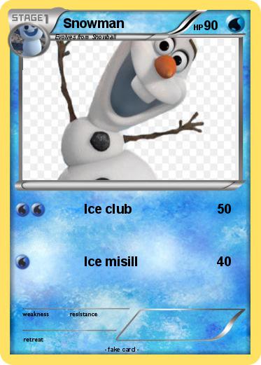 Pokemon Snowman