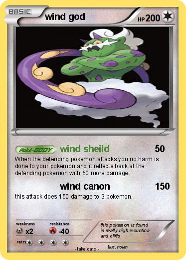 Pokemon wind god