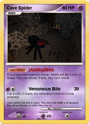 Pokemon Cave Spider