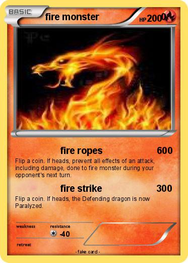 Pokemon fire monster                        0