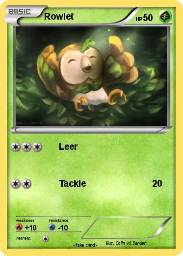 Pokemon Rowlet