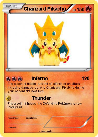 Pokemon Charizard Pikachu