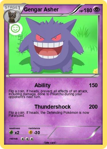 Pokemon Gengar Asher