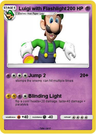Pokemon Luigi with Flashlight