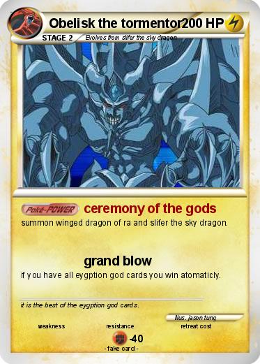 Pokemon Obelisk the tormentor