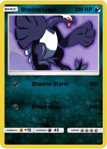 Pokemon Shadow Lugia