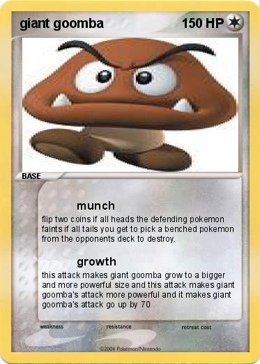 Pokemon giant goomba