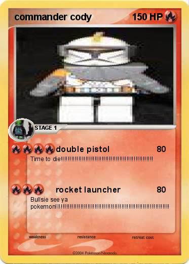 Pokemon commander cody
