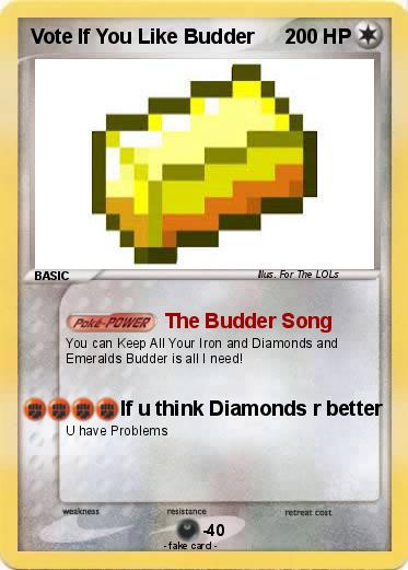 Pokemon Vote If You Like Budder