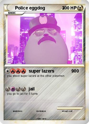 Pokemon Police eggdog              3