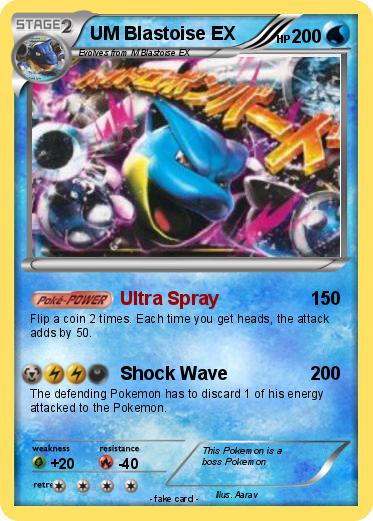 Pokemon UM Blastoise EX